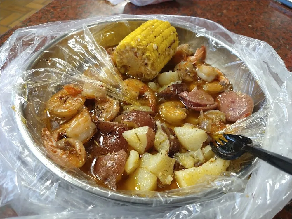 Shrimp Potatoe Sausage Corn Boil